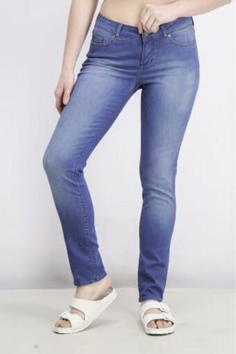 Brands For Less Women regular fit high waist stretchable denim jeans, blue offer