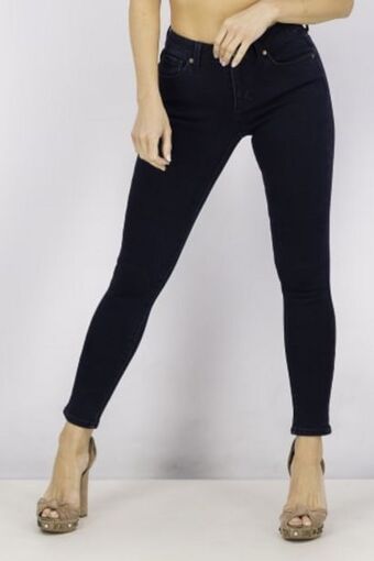 Brands For Less Women regular fit plain stretchable denim jeans, blue offer