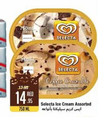 West Zone Supermarket Selecta ice cream assorted 750 ml offer