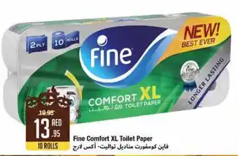 West Zone Supermarket Fine comfort XL toilet paper 10 rolls offer