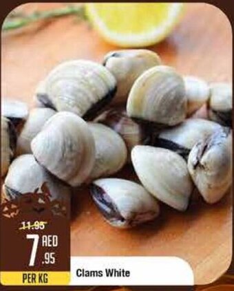 West Zone Supermarket Clams white per kg offer