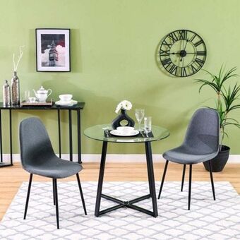 Danube Home Emin 1+2 dining set - grey / glass offer