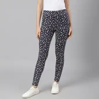 Centrepoint Beverly hills polo club women navy blue floral leggings offer