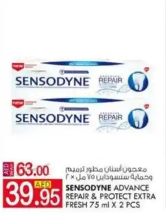 KM Trading Sensodyne Advance Repair & Protect Extra Fresh 75mlx2pcs offer