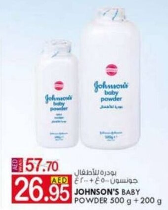 KM Trading Johnson's Baby Powder 500g+200g offer