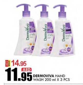 KM Trading Dermoviva Hand Wash 200ml x 3pcs offer