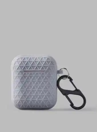 Noon Protective case cover for airpods with carabiner grey offer