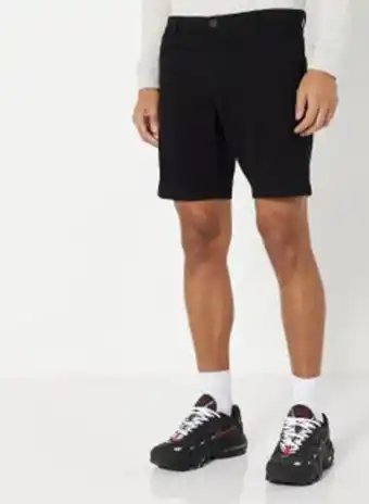Noon Solid pattern premium shorts black offer