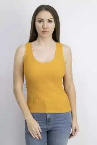 Brands For Less Women sleeveless tank top, orange offer
