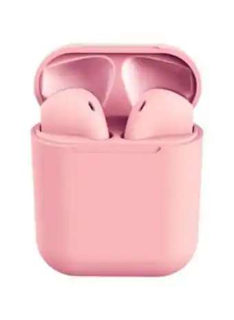 Noon Inpods 12 bluetooth in-ear earphones with mic and charging case pink offer