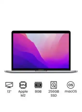 Noon Macbook pro 13-inch display with apple m2 chip 8-core cpu and 10-core gpu/256gb ssd/integrated graphics/international version offer