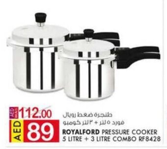 KM Trading Royalford Pressure Cooker 5 Litre+3 Litre Combo RF8428 offer