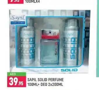 Shaklan Sapil solid perfume 100ml + deo 2x200ml offer