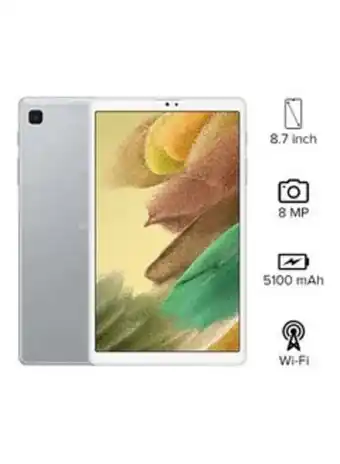 Noon Galaxy tab a7 lite 8.7 inch wi-fi 3gb ram 32gb silver - middle east version offer