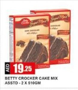 Safeer Market Betty Crocker Cake Mix Asstd 2 x 510gm offer