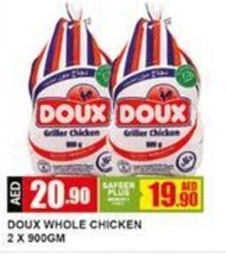 Safeer Market Doux Whole Chicken 2 x 900gm offer