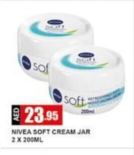 Safeer Market Nivea Soft Cream Jar 2 x 200ml offer
