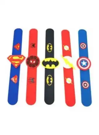 Noon 5-piece cartoon design silicone wristband set 21x10x2centimeter offer