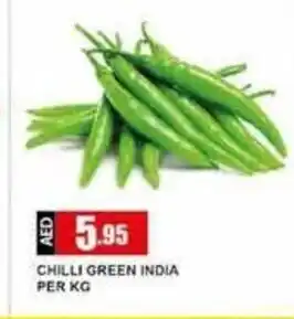 Safeer Market Chilli Green India Per Kg offer