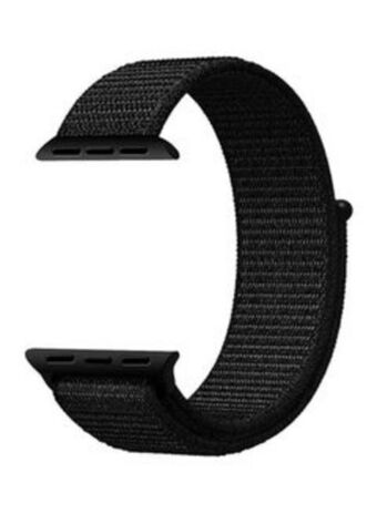 Noon Replacement strap watchband for apple watch series 7 45mm / 6 / se / 5 / 4 44mm / 3 / 2 / 1 42mm black offer