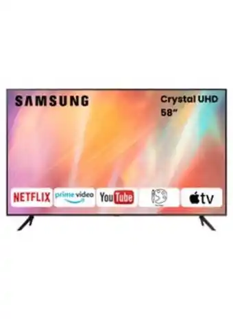 Noon 58 inches au7000 crystal uhd 4k flat smart tv (2021) 58au7000 titan black - ae offer