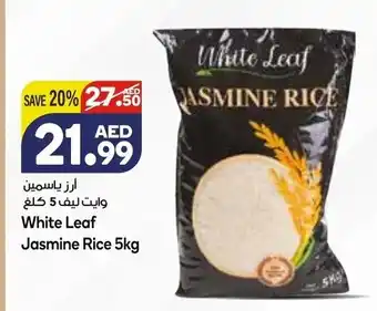 Almaya supermarket White Leaf Jasmine rice 5KG offer