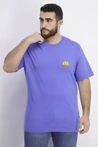 Brands For Less Men herbert shaded logo t-shirt, sapphire blue offer