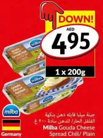 Viva Milba Gouda Cheese Spread Chili/Plain offer