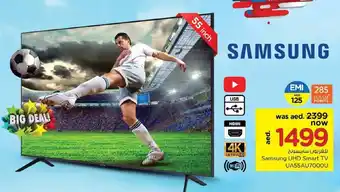 Nesto Samsung UHD smart TV UA55AU7000U offer