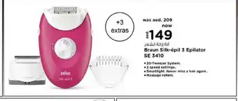 Nesto Braun silk-epil 3 epilator SE 3410 offer