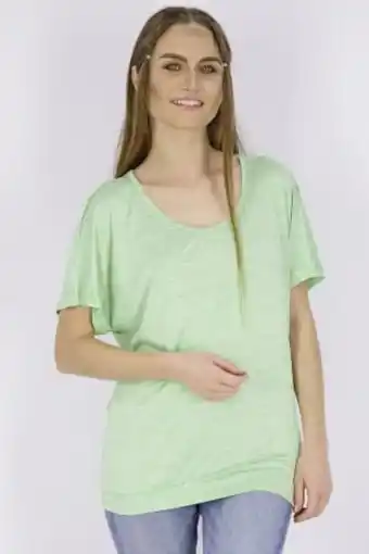 Brands For Less Women functional short sleeve t-shirt, green offer