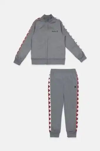Brands For Less Kids boy 2 pcs full zip jacket with pant set, cool grey offer