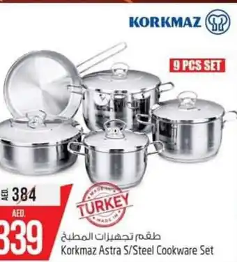 Safari Hypermarket Korkmaz Astra S/Steel Cookware Set 9pcs offer