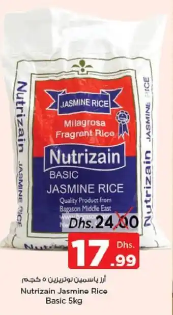 Nesto Nutizain Jasmine Rice Basic 5kg offer