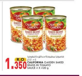 KM Trading California garden baked beans in tomato sauce 4x420g offer