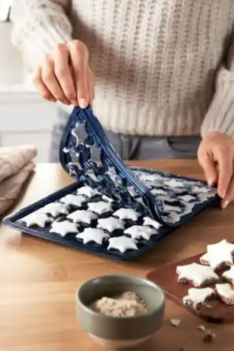 Brands For Less Cinnamon star baking mat, navy offer