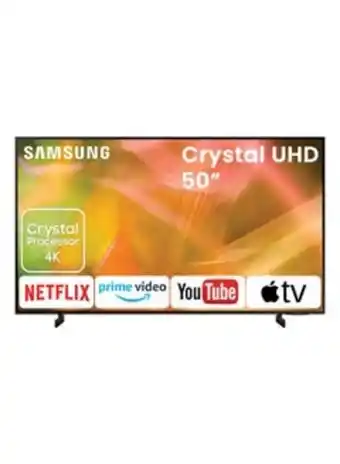 Noon 50 inches au8100 crystal uhd 4k flat smart tv (2021) 50au8100 black offer