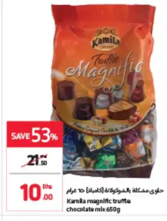 Carrefour Kamila magnific truffle chocolate mix 650g offer