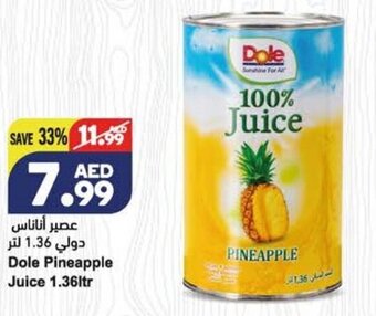 Almaya supermarket Dole Pineapple Juice 1.36ltr offer