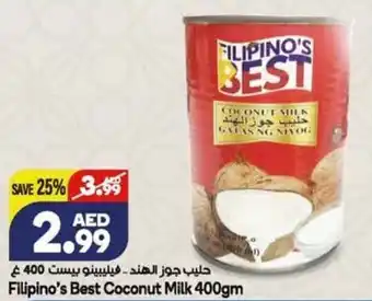 Almaya supermarket Filipino's Best Coconut Milk 400gm offer