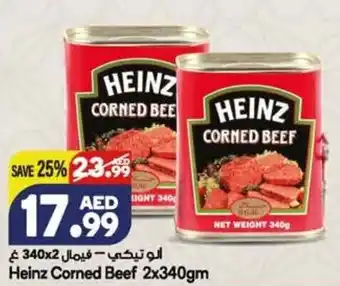 Almaya supermarket Heinz Corned Beef 2x340gm offer