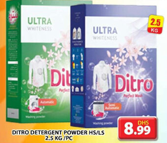 Grand Hyper Market Ditro Detergent Powder HS/LS 2.5 KG/PC offer