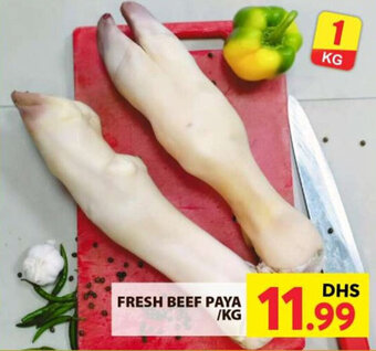 Grand Hyper Market Fresh Beef Paya/KG offer