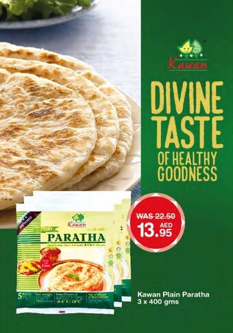 Choithrams Kawan Plain Paratha 3x400gms offer