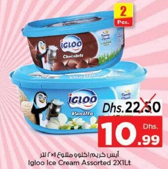 Nesto Igloo Ice Cream Assorted 2X1Lt offer
