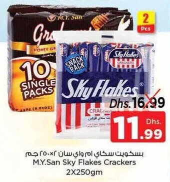 Nesto M.Y.San Sky Flakes Crackers 2x250gm offer