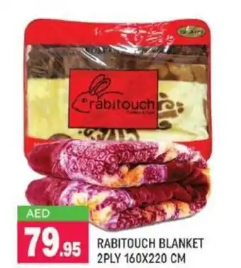 Rabitouch Blanket 2ply 160x220cm