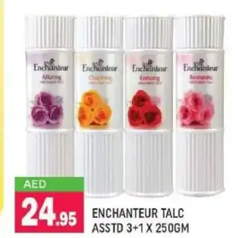 Shaklan Enchanteur Talc Assorted 3+1 x 250gm offer