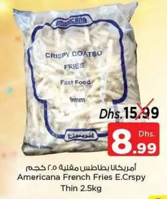 Nesto American French Fries E.Crspy Thin 2.5kg offer