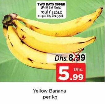 Nesto Yellow Banana per kg offer